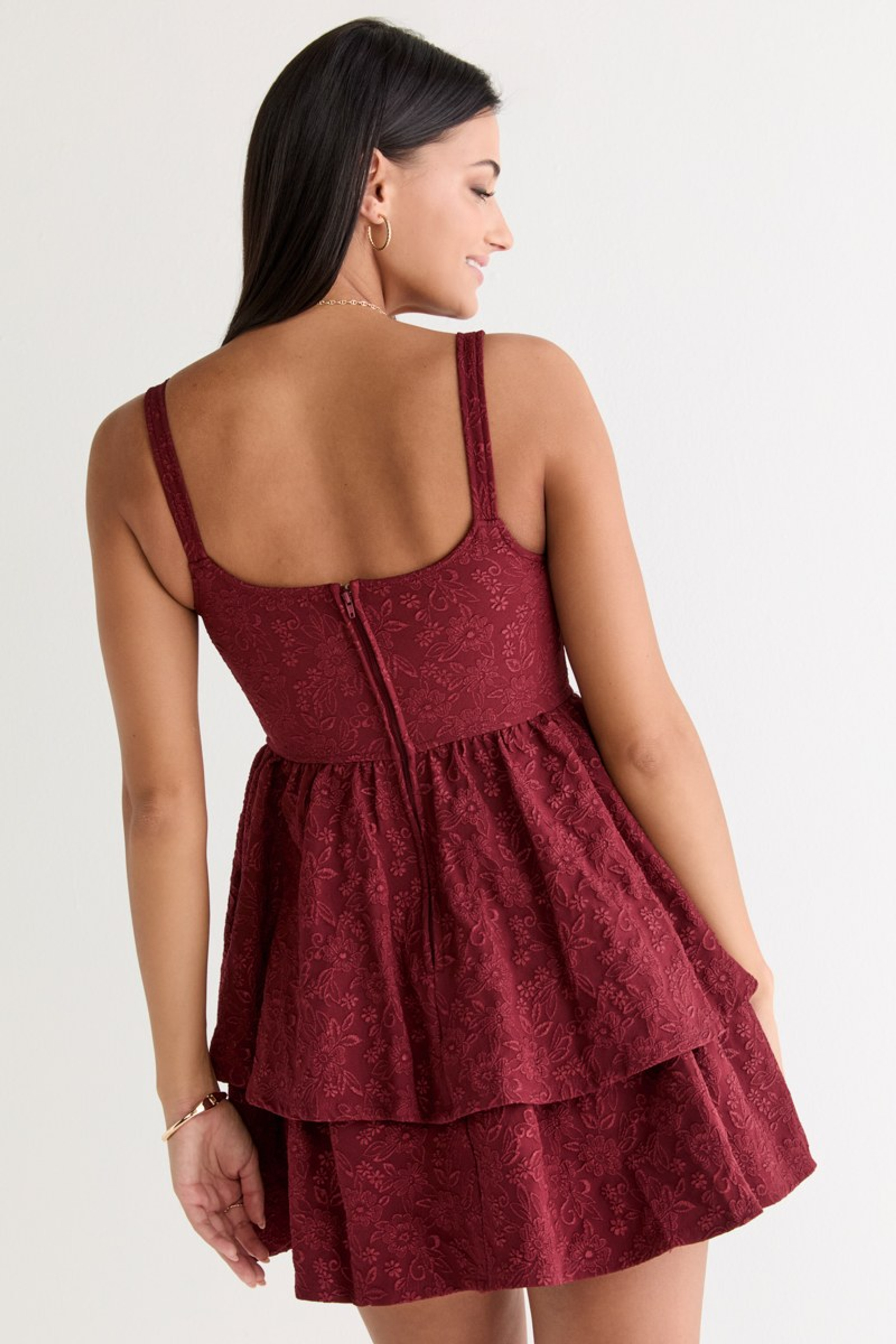 Shawna Corset Fit And Flare Mini Dress | Francesca's