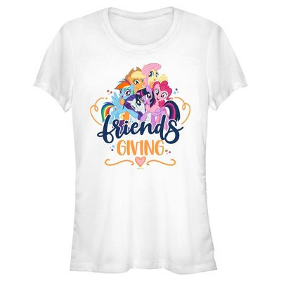 Juniors Womens My Little Pony: Friendship is Magic Friendsgiving  T-Shirt - Athletic Heather - Medium | Target