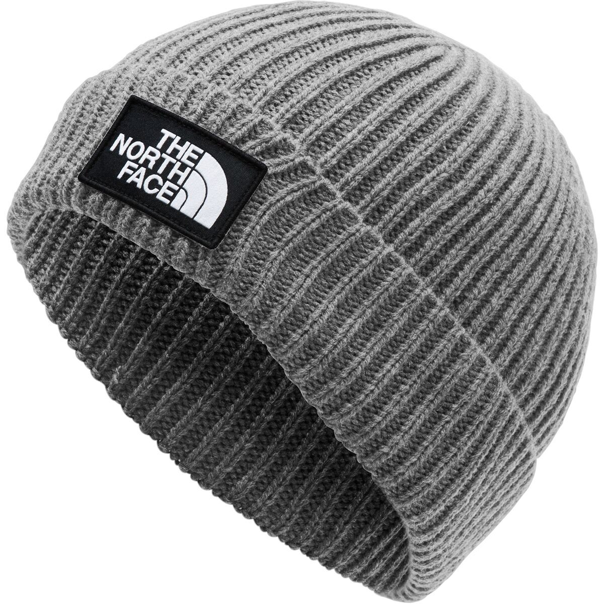 The North Face Logo Box Cuffed Beanie - Accessories | Backcountry