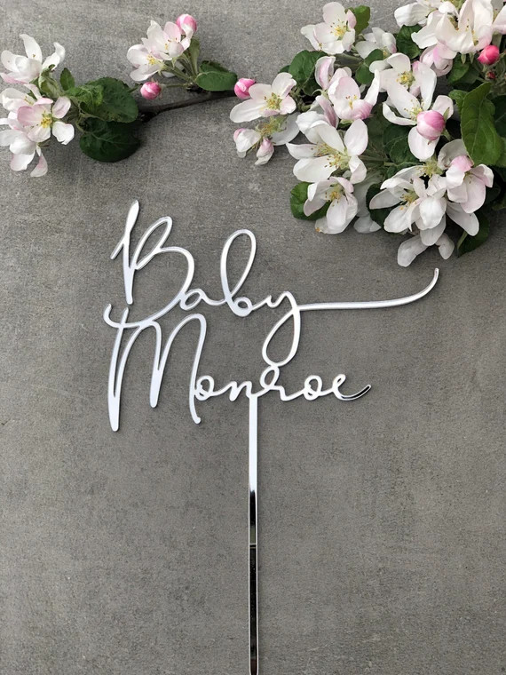 Personalized Baby Cake Topper Baby Shower Cake Topper Gender Reveal Cake Topper Babe Shower Boy o... | Etsy (US)