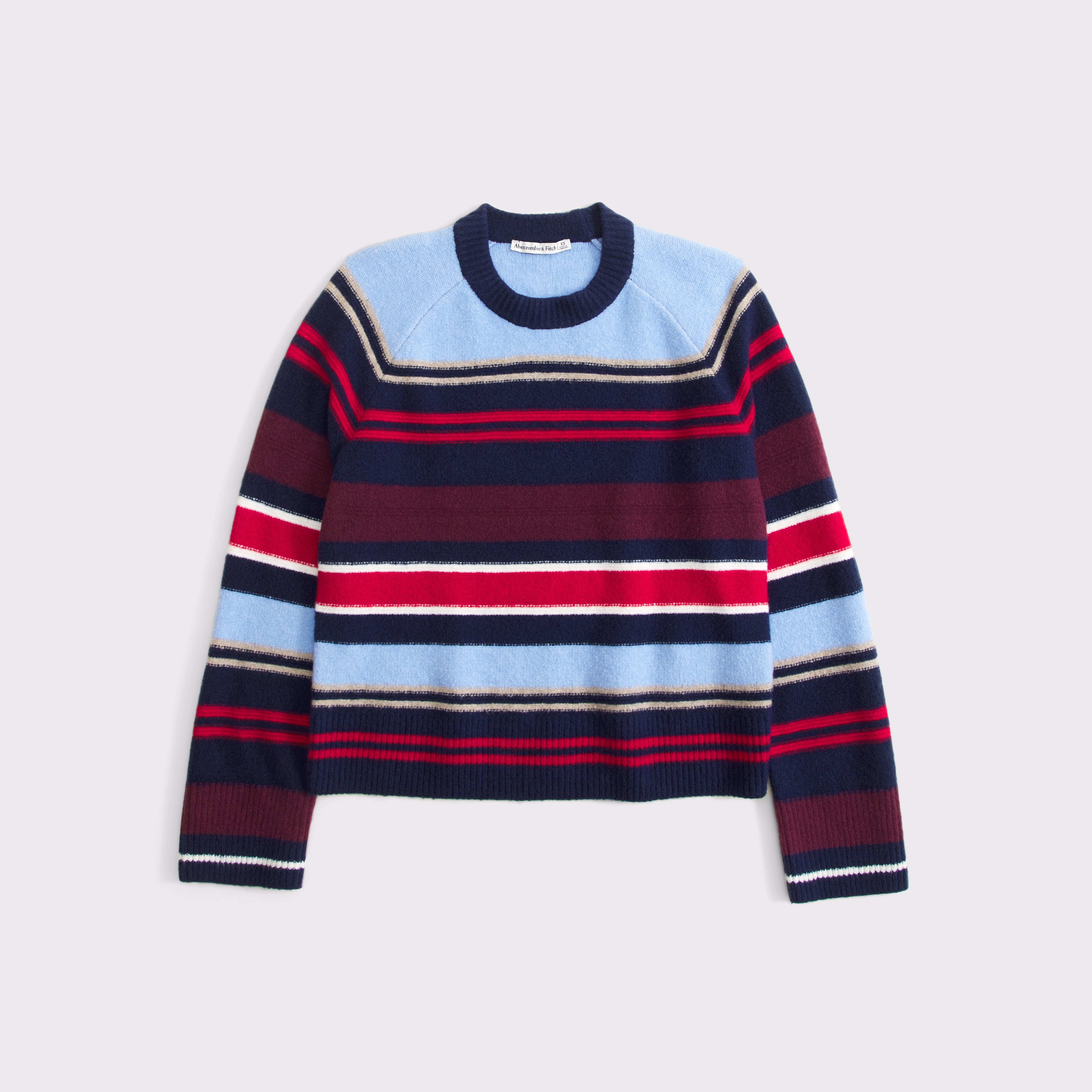 A&F Madeline Crew Sweater | Abercrombie & Fitch (US)