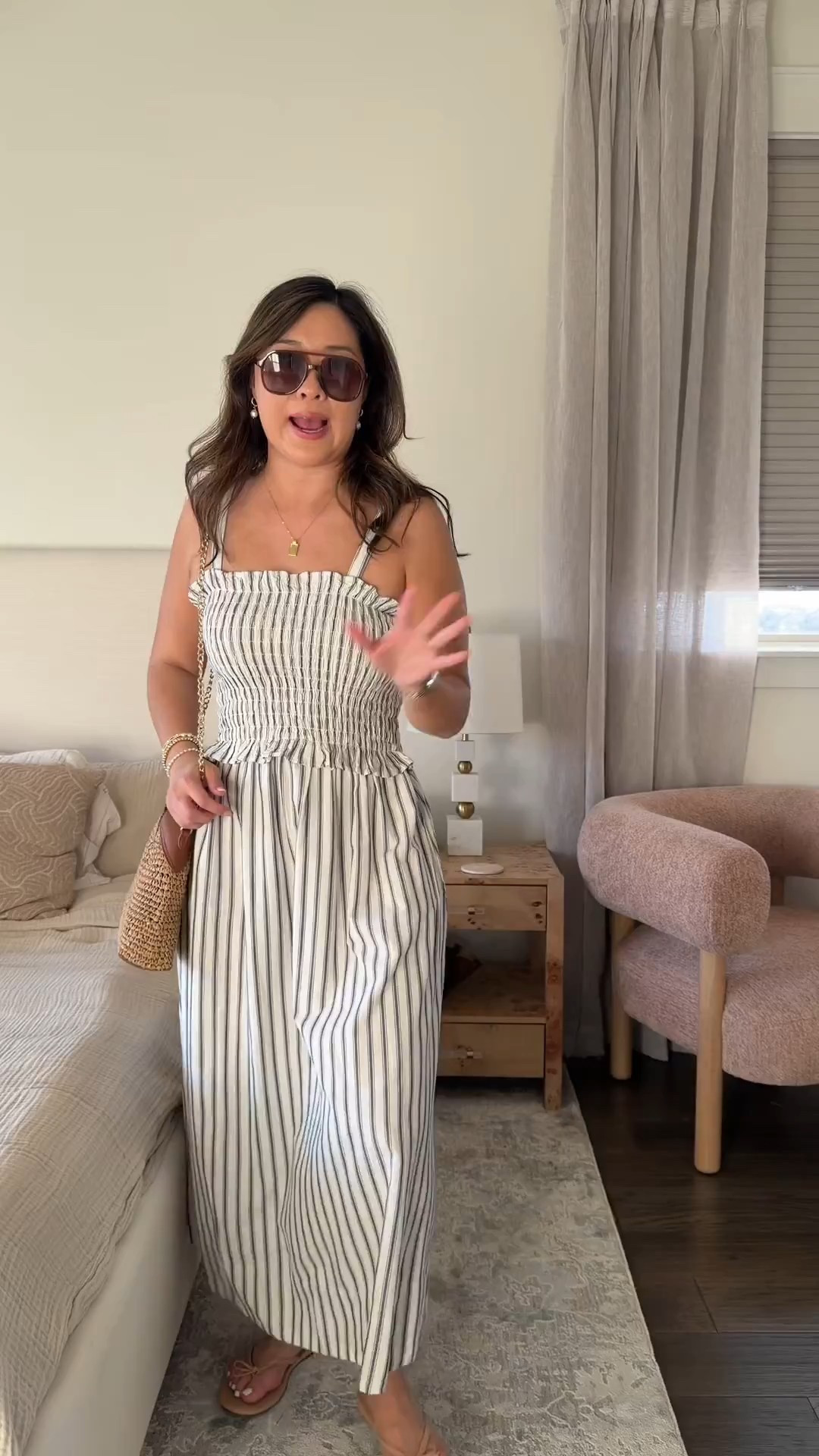 Target dress (like Taylor Swift’s engagement dress): Small 

Spring dress, spring fashion, spring style, affordable fashion, target dress, striped dress, vacation look 

#LTKgrwm #LTKSeasonal #LTKootd