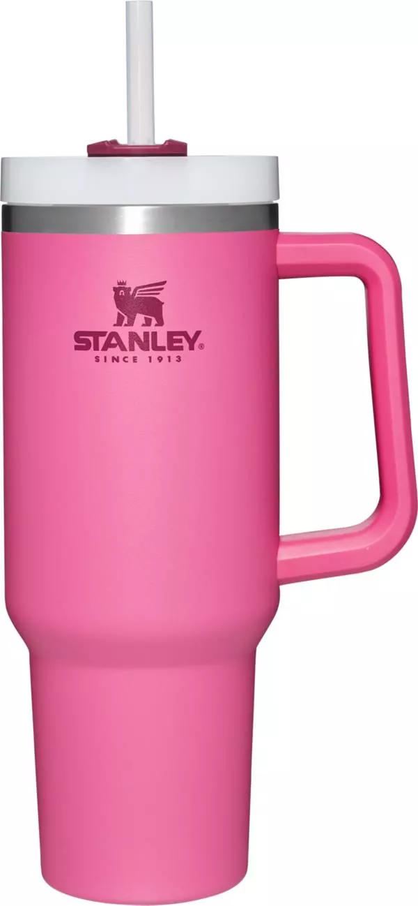 Hydrapeak Voyager 40oz Tumbler with Handle and Straw Cotton Pink