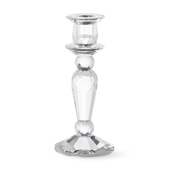K9 Crystal Taper Candle Holder, Small | Williams-Sonoma