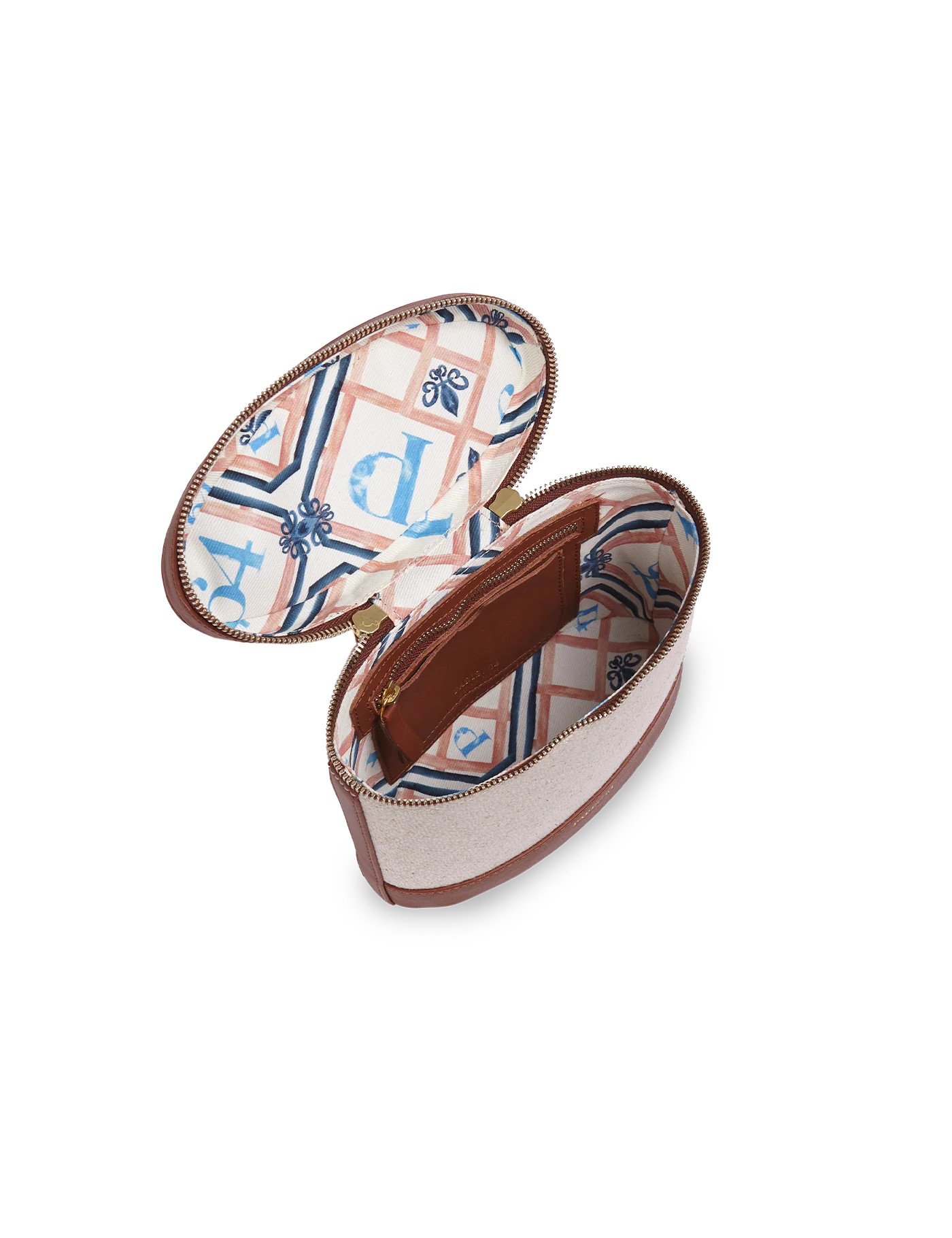 Prismatic Rafia & Chocolate Bag by PARIS/64 | PARIS/64