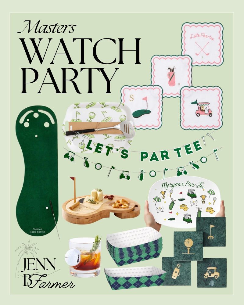 Mark & Graham has lots of party essentials for hosting the Masters watch party! Shop these before they sellout!


watch party, masters, party decor, hosting, mark & graham, banner, par tee, etsy finds, wine glass, platter 

 #LTKSeasonal #LTKHome