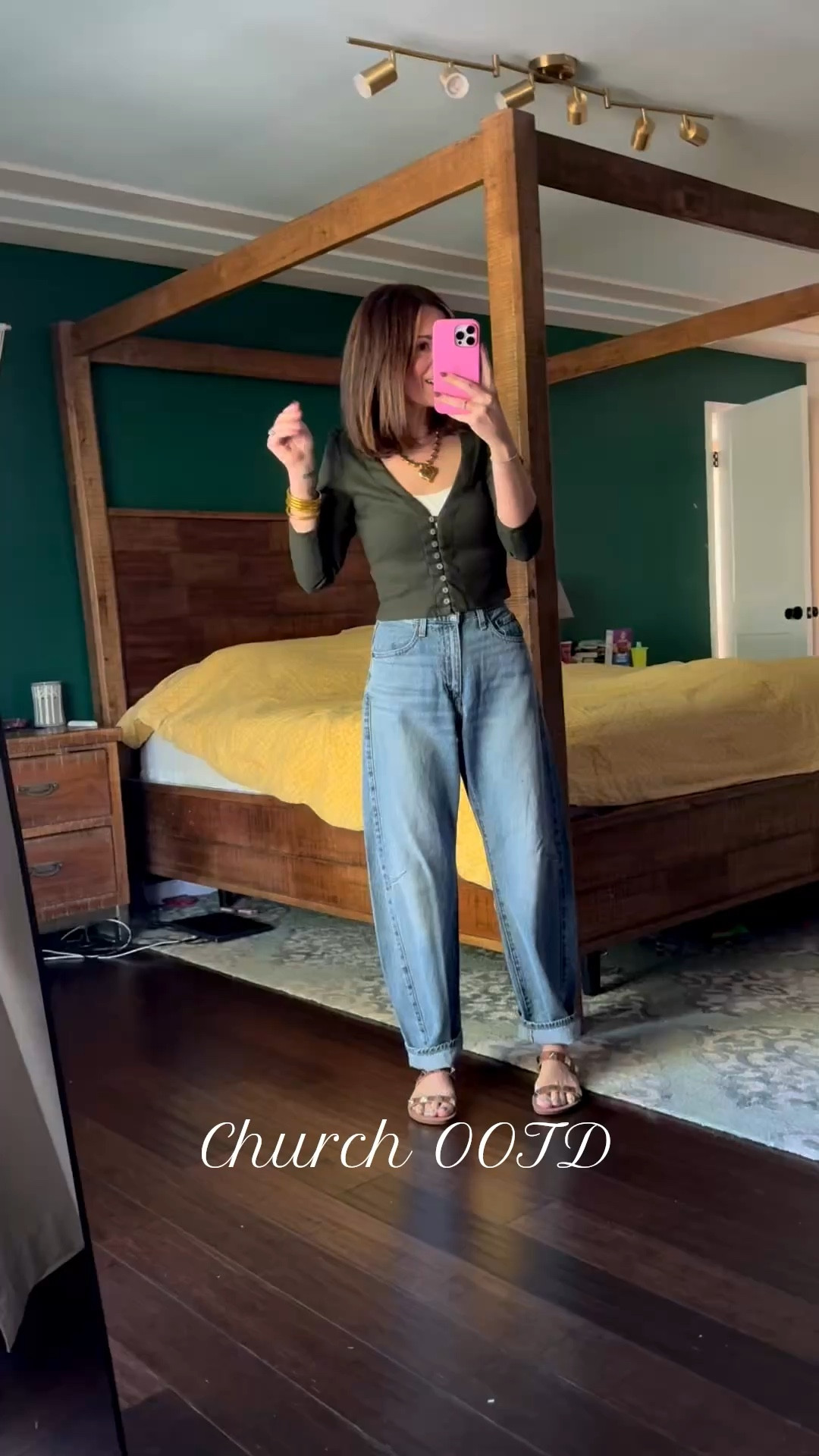 Church ootd! Also, my jeans are under $50 at Target this week! 

#churchootd #levijeans

#LTKStyleTip #LTKFindsUnder50