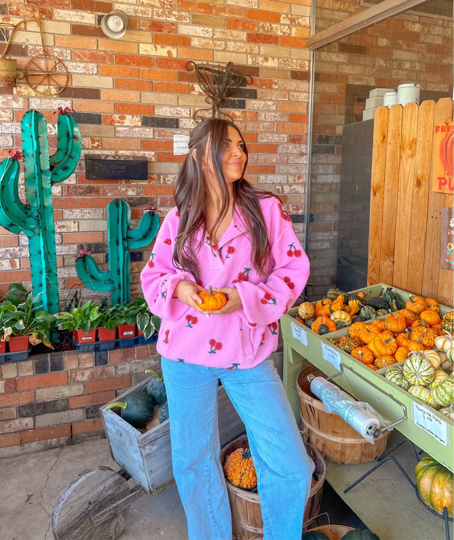 Cherry Sherpa Jacket curated on LTK