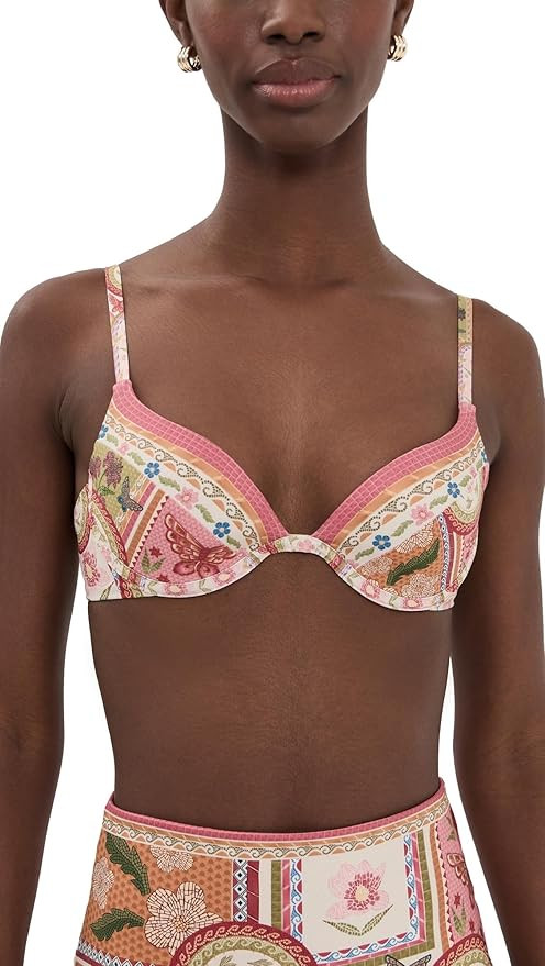 AGUA BENDITA Women's Fiore Candelaria Underwire Bikini Top | Amazon (US)