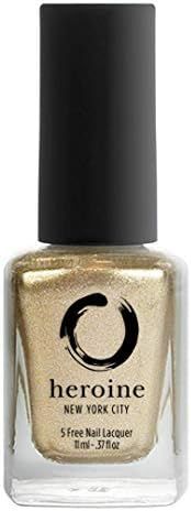 heroine.nyc gold metallic nail polish - Cruelty-Free, Vegan and Non-Toxic (9-free) Formula - .37 fl. | Amazon (US)