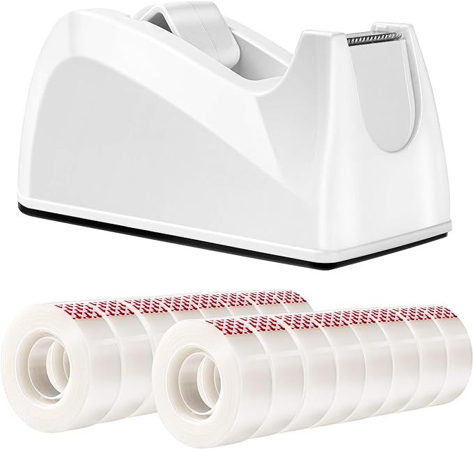 Amazon Basics Invisible Tape with Dispenser, Clear, .75 x 1296 Inches, 16 Rolls | Amazon (US)