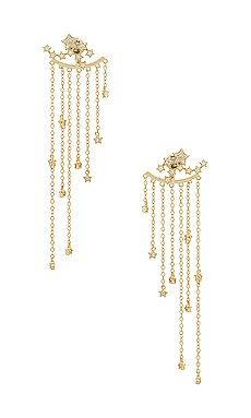 SHASHI Star Cluster Earrings in Yellow Gold from Revolve.com | Revolve Clothing (Global)