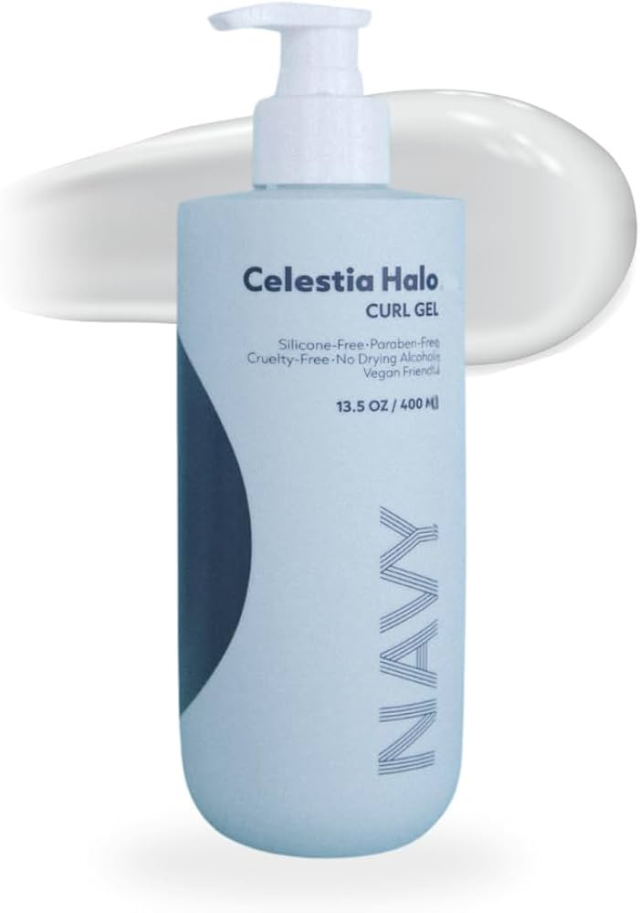 NAVY HAIR CARE Celestia Halo Curl Gel | Flexible Hold, Hydration & Definition | Lightweight Gel f... | Amazon (US)