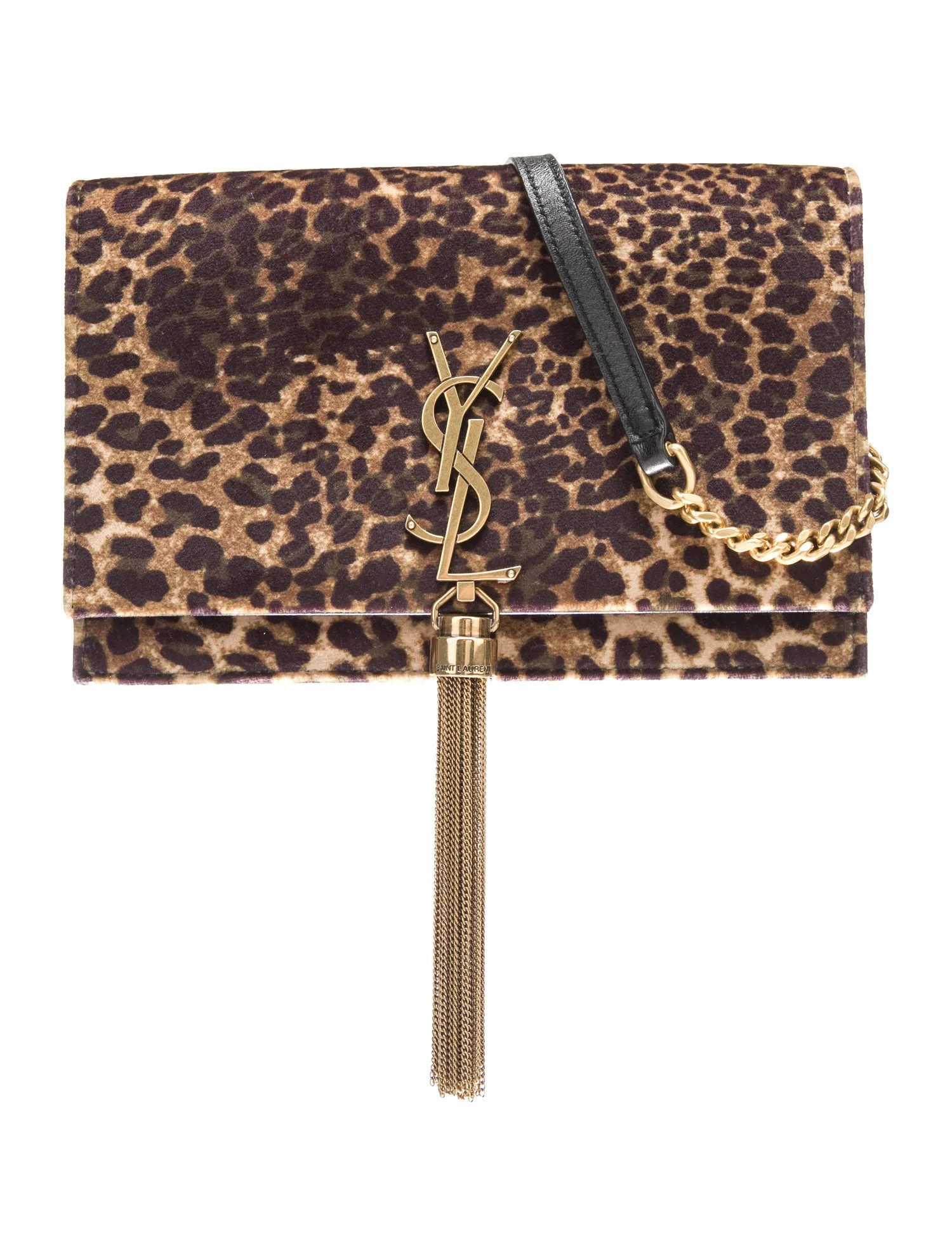 Leopard Monogram Kate Tassel Wallet on Chain | The RealReal
