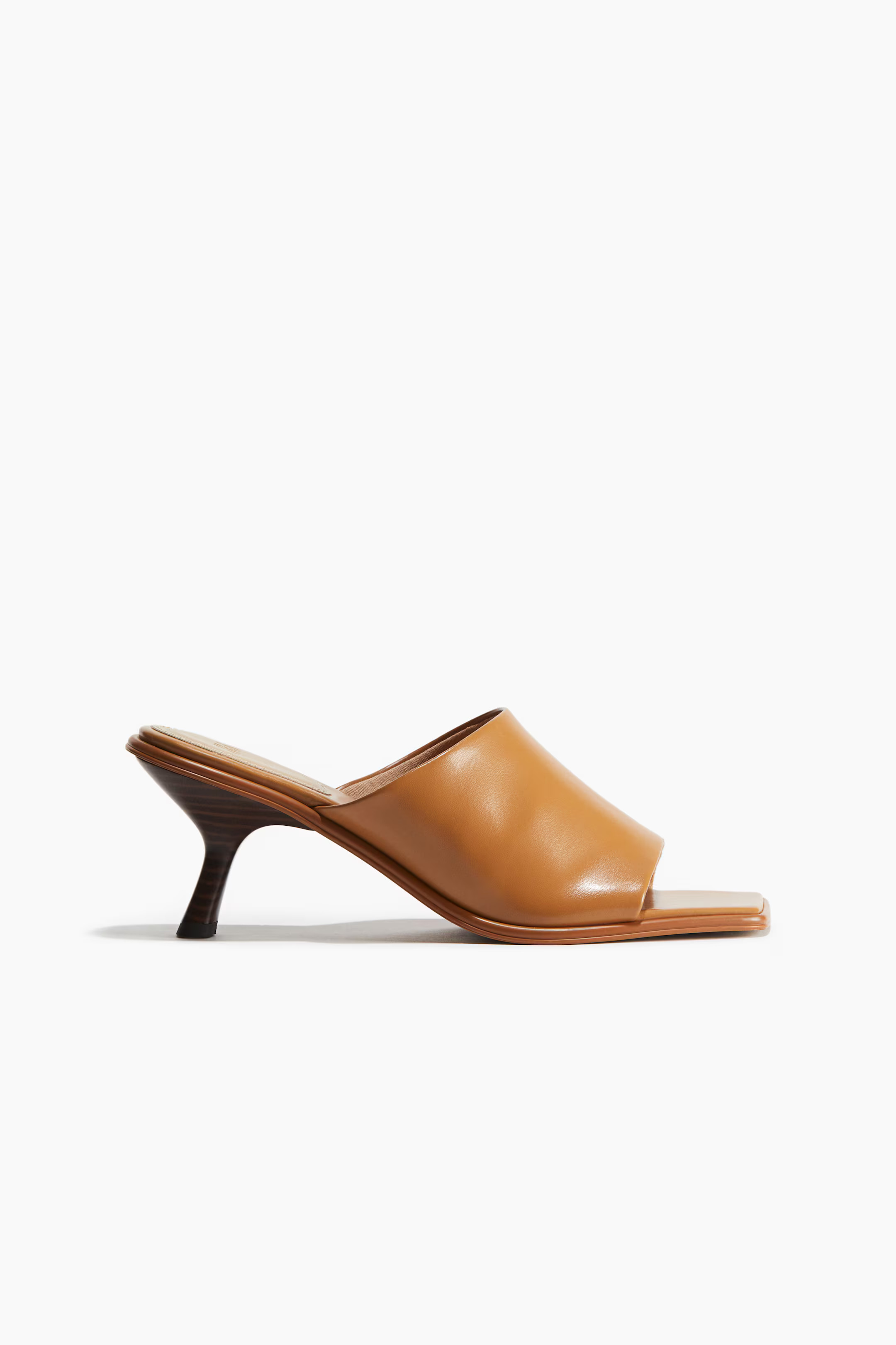 Heeled Mules - Dark beige - Ladies | H&M US | H&M (US + CA)