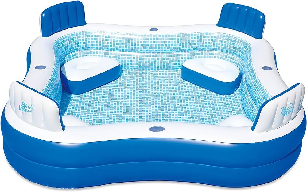 Blue Wave NT6126 88-in x 26-in Deep Premier Family w/Cover Inflatable Pool | Amazon (US)