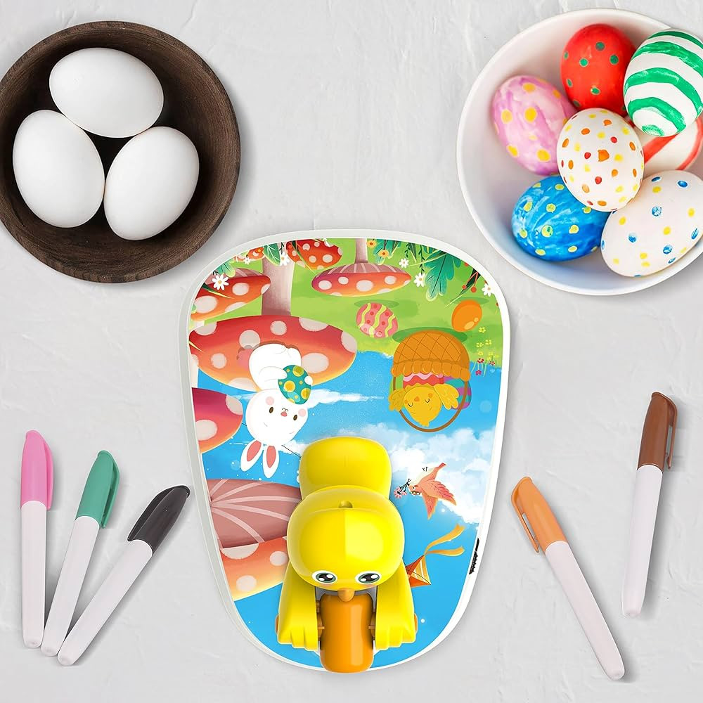 Engfa Easter Egg Decorating Kit, Chick Easter Eggs Decorating Kit Spinner Coloring Machine with 1... | Amazon (US)