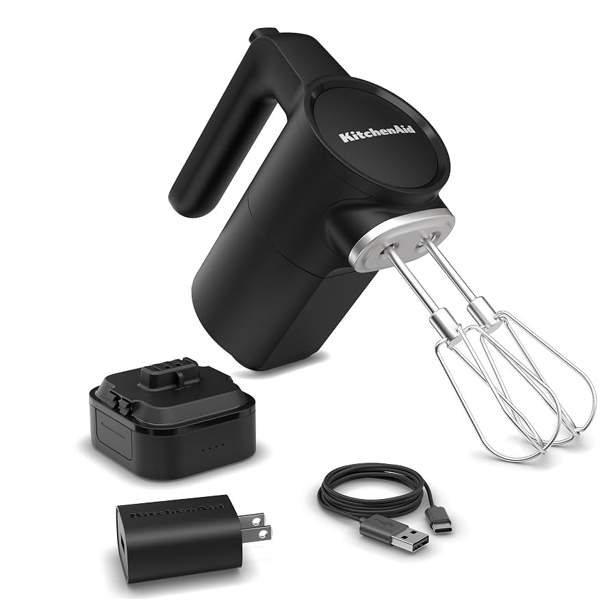 KitchenAid Go™ Cordless Hand Mixer - battery included, KHMR762 | Amazon (US)
