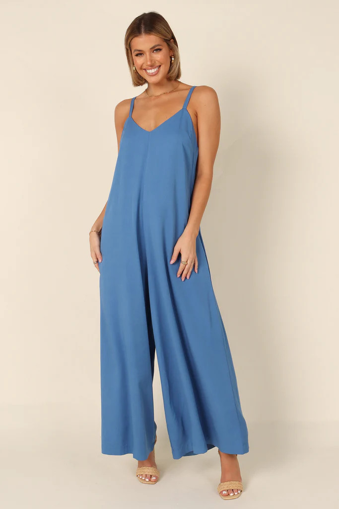 Finley Jumpsuit - Blue | Petal & Pup (US)