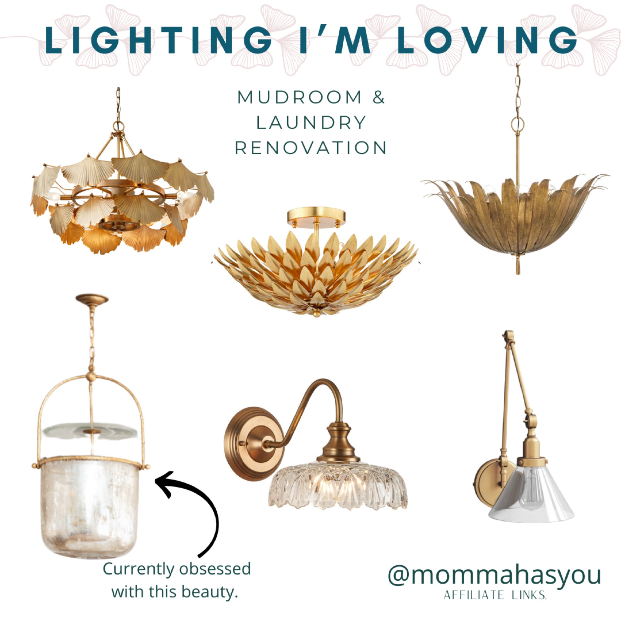 As our mudroom and laundry room renovation moves on we are in the process of selecting lighting and other finishes. Currently vibing with a brass finish for our pendants, scones and flush mount selections. I’m not sure exactly what we’re going to be selecting but these are some of the top choices right now.  #homerenovation #lightingideas #chandeliers #homeremodel 

#LTKHome