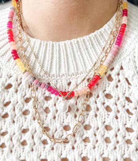 Colorful beaded necklace 

Walmart fashion 

#LTKSummerSales #LTKSaleAlert #LTKFindsUnder50