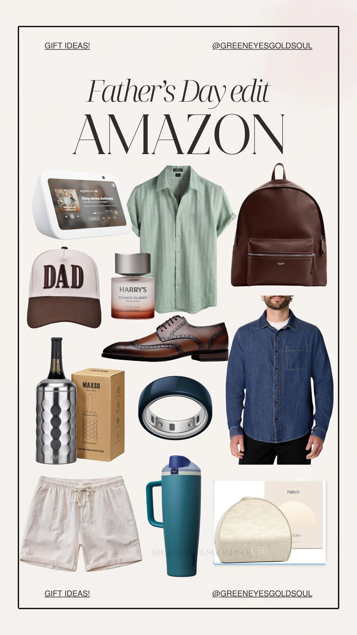 Father’s Day is almost here, and these Amazon finds make gifting easy. 🎁 Whether you’re shopping for a husband, dad, father-in-law, or the guy who says he doesn’t need anything, this roundup includes practical favorites, elevated essentials, and thoughtful gifts he’ll actually use long after Father’s Day.

#FathersDayGifts, #AmazonFinds, #AmazonFavorites, #GiftGuide, #GiftIdeasForDad, #FathersDayGiftGuide, #DadGiftIdeas, #AmazonGiftIdeas, #MensStyle, #MensFashion, #GiftsForMen, #DadLife, #AmazonMustHaves, #PracticalGifts, #LuxuryForLess, #MensAccessories, #TravelEssentials, #SummerStyleForMen, #MensWardrobe, #ThoughtfulGifts, #GiftInspiration, #AmazonHome, #MensLifestyle, #BestAmazonFinds, #FathersDay

Father’s Day gifts, Father’s Day gift guide, Amazon Father’s Day gifts, gifts for dad, gifts for husband, gifts for men, Amazon gift ideas, dad gift ideas, men’s gift guide, Father’s Day Amazon finds, practical gifts for men, luxury gifts for men, travel gifts for men, men’s accessories, men’s fashion finds, Amazon men’s clothing, Amazon gadgets, Oura Ring, Echo Show, men’s cologne, linen clothing for men, backpack for men, thoughtful Father’s Day gifts, best gifts for dads, gift ideas for fathers

#LTKSeasonal #LTKSaleAlert #LTKU