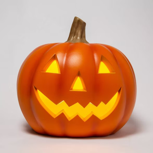 18" Lit Pumpkin Orange XL Halloween Decorative Prop - Hyde & EEK! Boutique™ | Target