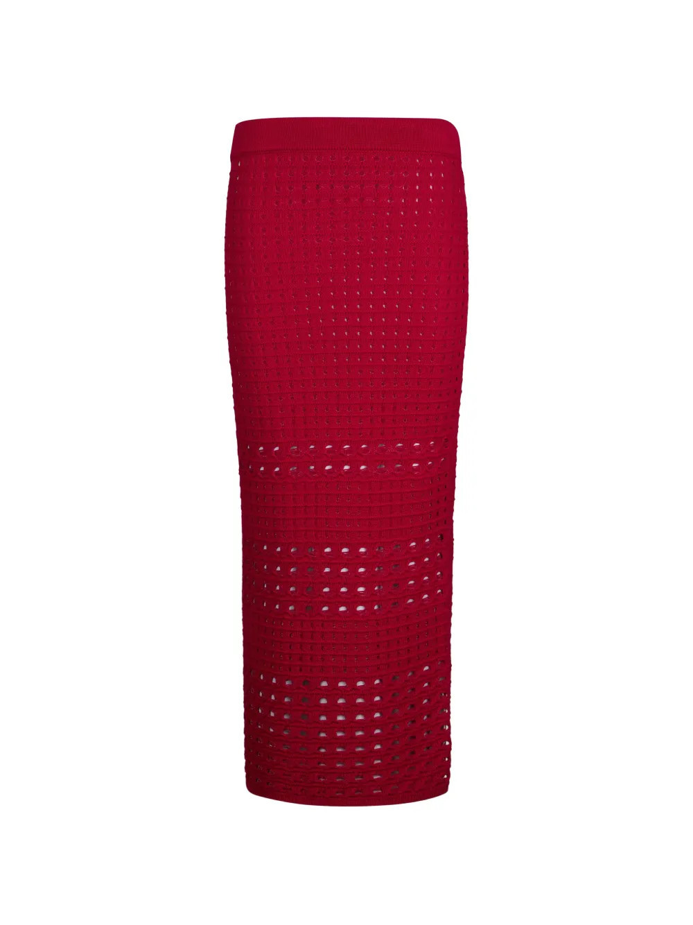 LIU JO crochet midi skirt - Red | Farfetch Global