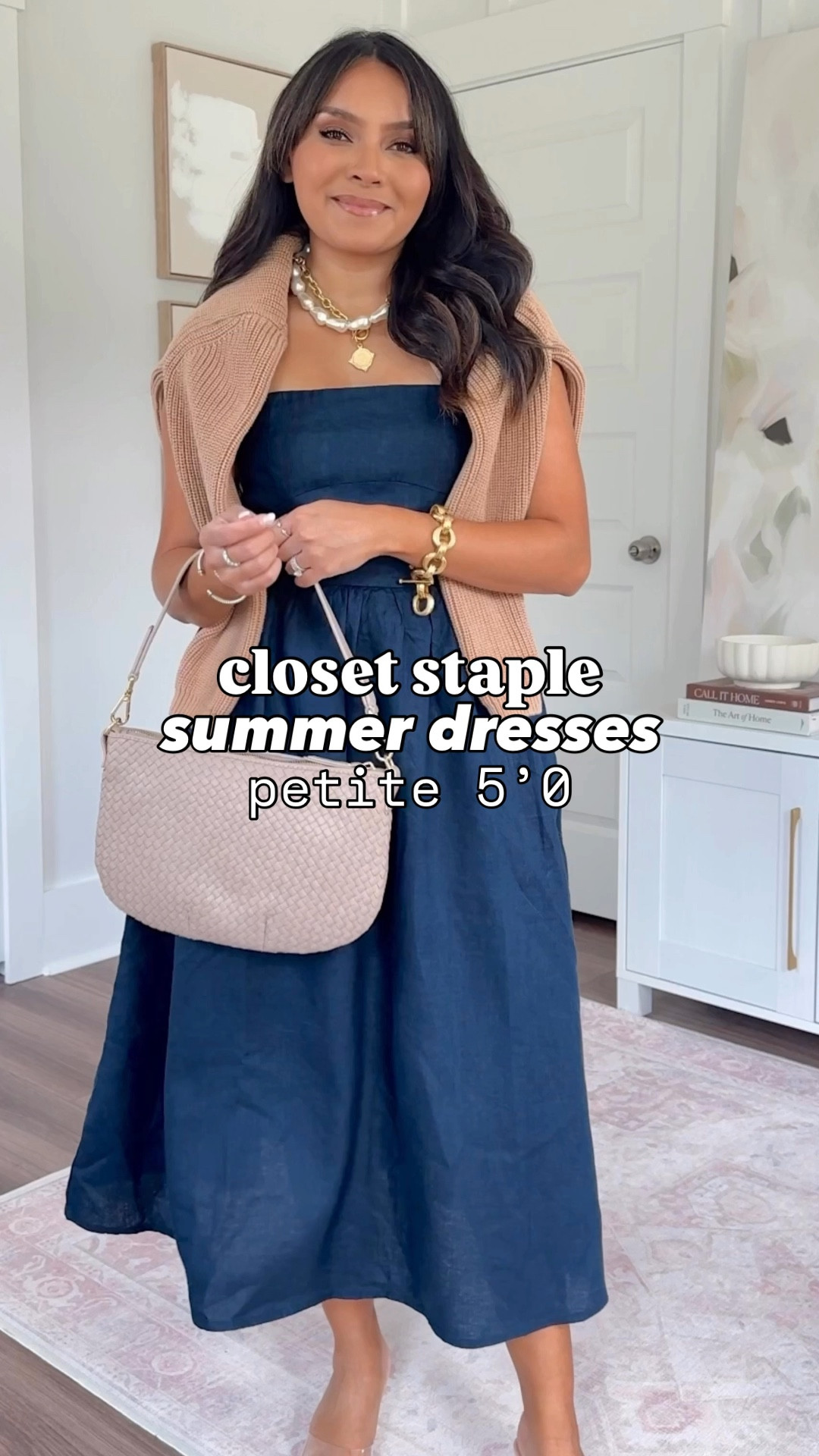 Closet staple summer dresses!
For reference: I’m 5’0, 32b bra size, and 2/26 in bottoms, pear shaped. 
*Everything I share is unaltered! TTS means true to size 
 @onequince #QuincePartner

Navy dress size xs TTS
Tan sweater size xs TTS
Clear heels - old, similar linked

Tam flax dress size xs TTS
Black sandals size xs TTS

White linen button down dress size xs 
Tan heels size 5 TTS

Gingham dress size xs TTS
Clear heels - old, similar linked

Summer dresses
Wardrobe essentials
What to wear
Summer outfit ideas
Closet staples
East coast summer
Vacation dress
Cruise outfits
Petie style
Resort looks
Summer outfits
Resortwear
Style tips
What to wear
Outfit ideas
Rachel Miranda Blog
Honeysweetpetite
Honey Sweet Petite

#summerdresses #petitedress #summeroutfitideas
#wardrobeessentials #closetstaples #linendress #classicstyle @shop.ltk #liketkit


#LTKStyleTip #LTKPetite #LTKFindsUnder100