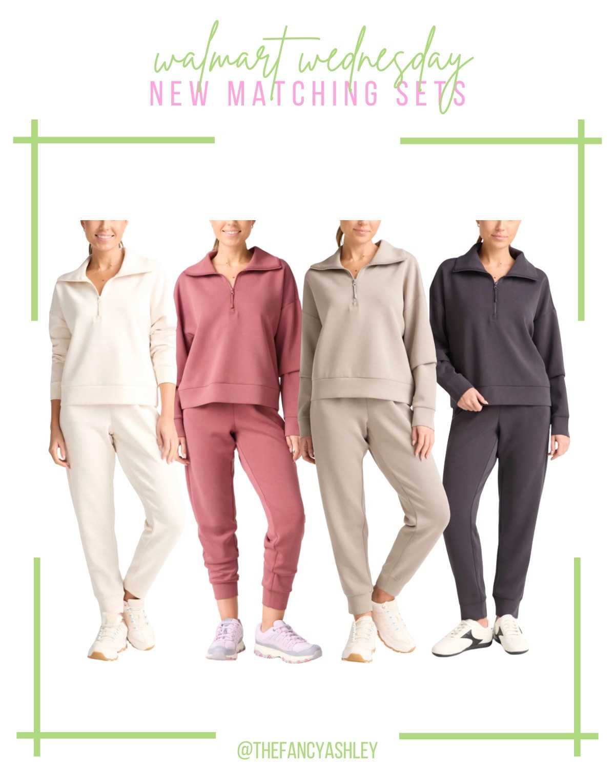 I’m fully obsessed with these new lounge sets from Walmart! You need them in your closet ASAP. This pullover and matching joggers are the cutest duo—loungewear perfection. Comes in four fab colors and under $40, so you already know it’s a must-have for fall. Perfect for everyday casual wear with a cute pair of sneaks.

#LTKStyleTip #LTKActive #LTKFindsUnder50