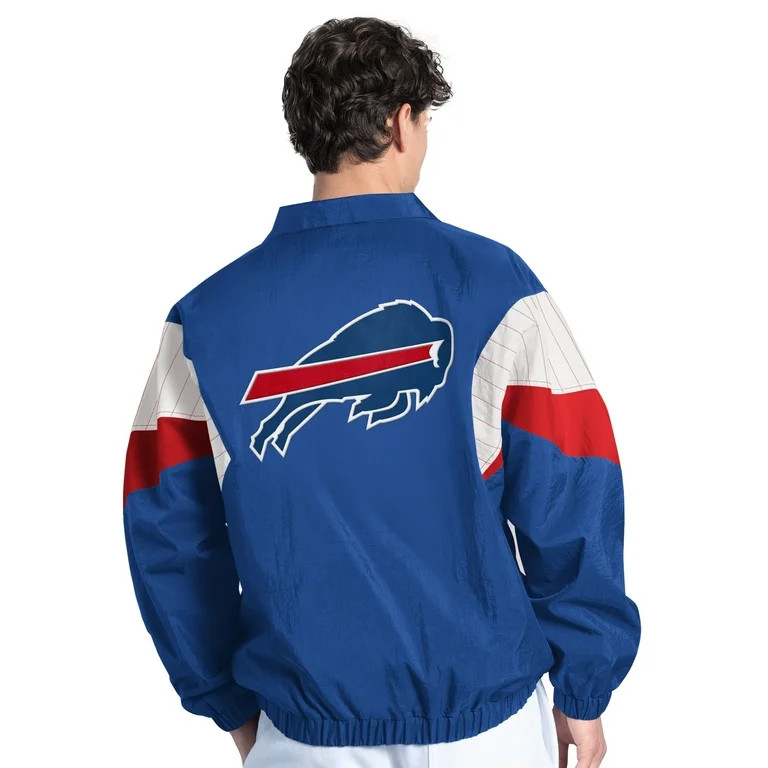 Men's Starter Royal Buffalo Bills Yard Line Full-Zip Jacket | Walmart (US)