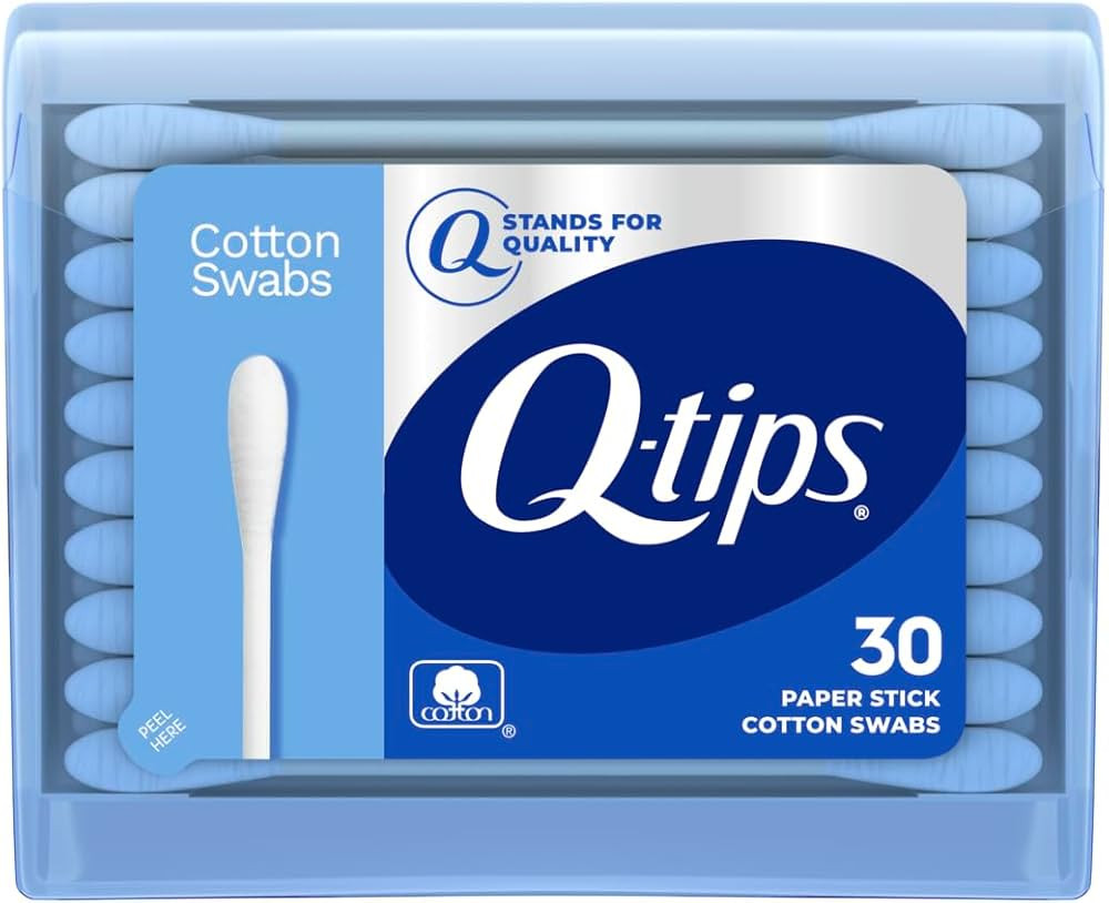 Q-tips Swabs Travel Pack,30 Count, Pack of 1 blue | Amazon (US)