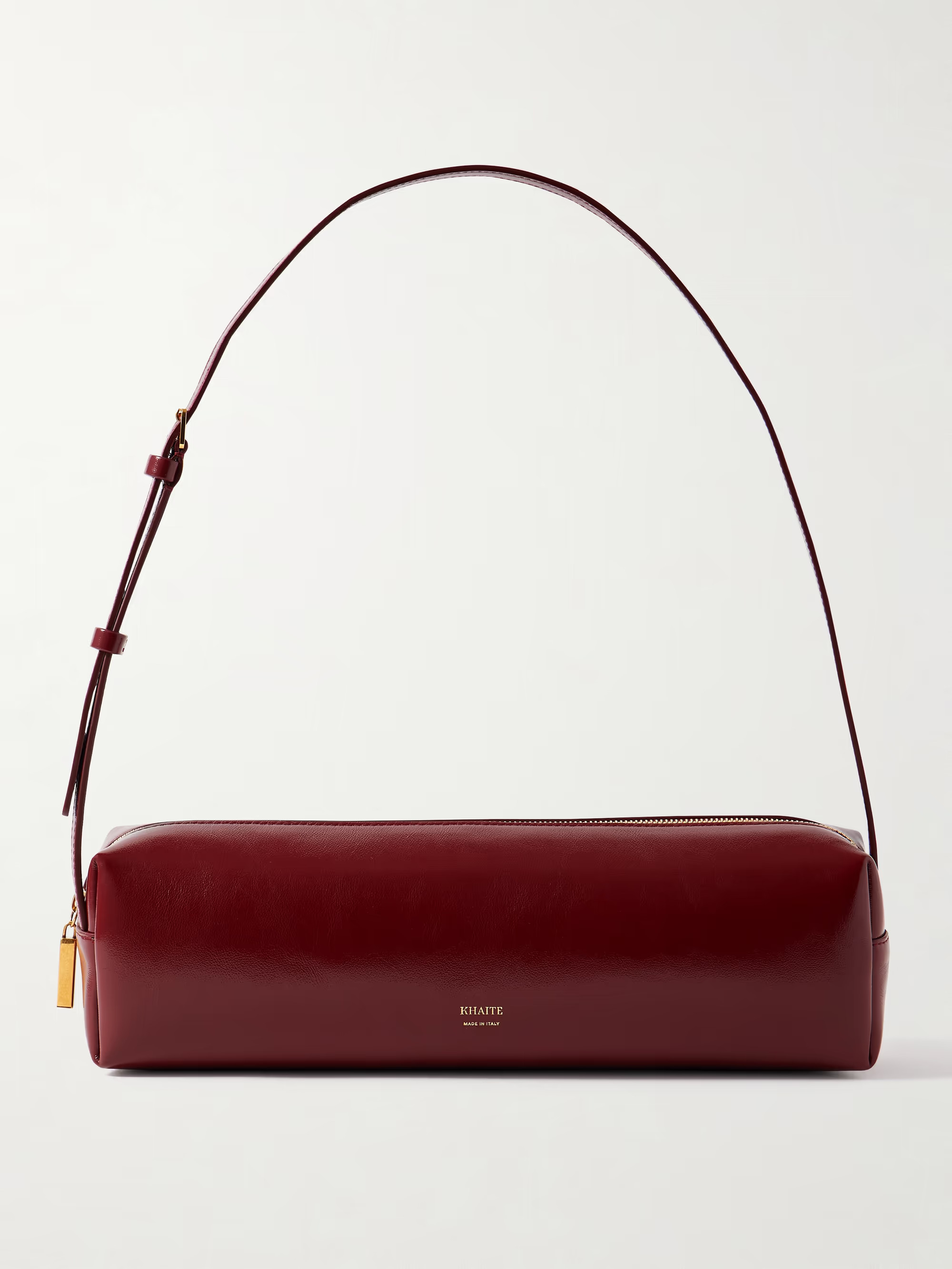 Kye glossed-leather shoulder bag | NET-A-PORTER (US)