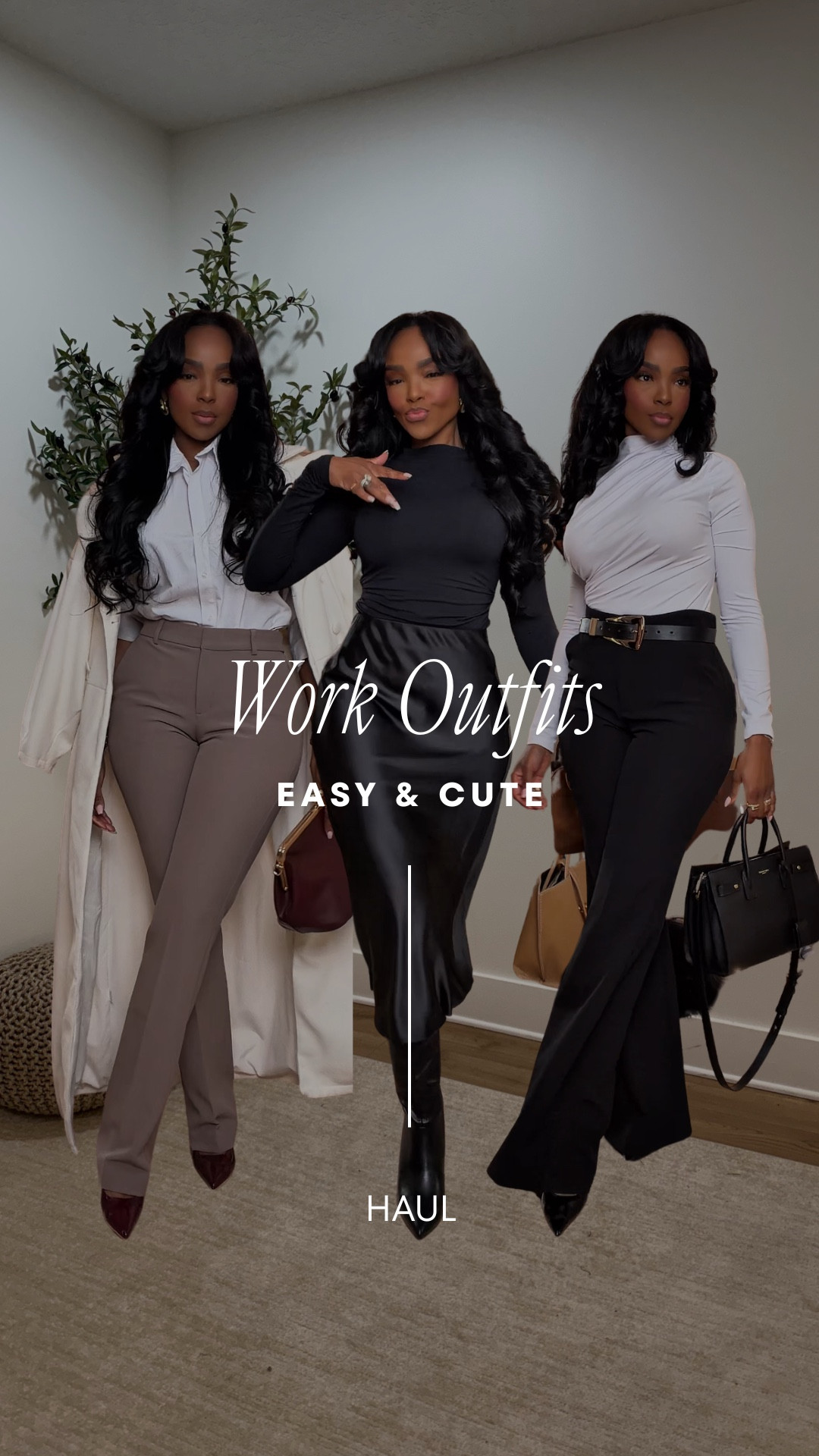 Easy and cute work outfits you can actually wear 🤍

EVERYTHING LINKED BELOW 👇🏽

These looks are all about being polished without feeling overdone — comfortable, flattering pieces that work for busy days, meetings, and everyday office wear.

Fit + notes:
• Work pants + skirts: structured, flattering, true to size
• Tops + layers: smooth, easy to tuck, comfortable all day
• Shoes + bags: classic and professional but still stylish

Size small I’m 5’4 | 140lbs | 36D – 27 – 40
IG & YT: kirasfashionfinds
TT: kiraabboud

All pieces are linked and easy to shop for work, meetings, and everyday office style ✨

#LTKStyle #LTKFinds


#LTKPetite #LTKootd #LTKWorkwear