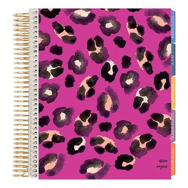 Watercolor Leopard Print Monthly Planner | Erin Condren | Erin Condren