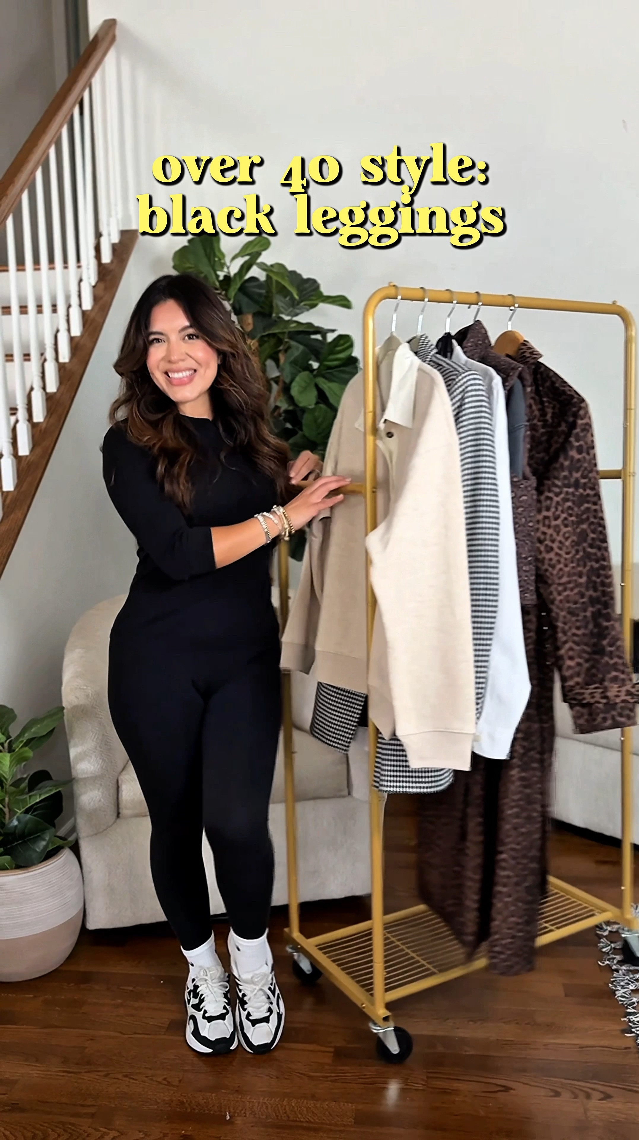 5 ways to wear black leggings🖤 #falloutfit 

#LTKPetite #LTKOver40