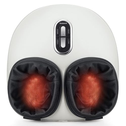 Nekteck Shiatsu Foot Massager Machine with Soothing Heat, FSA Eligible Air Compression Deep Kneading Therapy, HSA Massage Tools Improve Blood Circulation Foot Wellness, Fits Size Up to US 13 | Amazon (US)