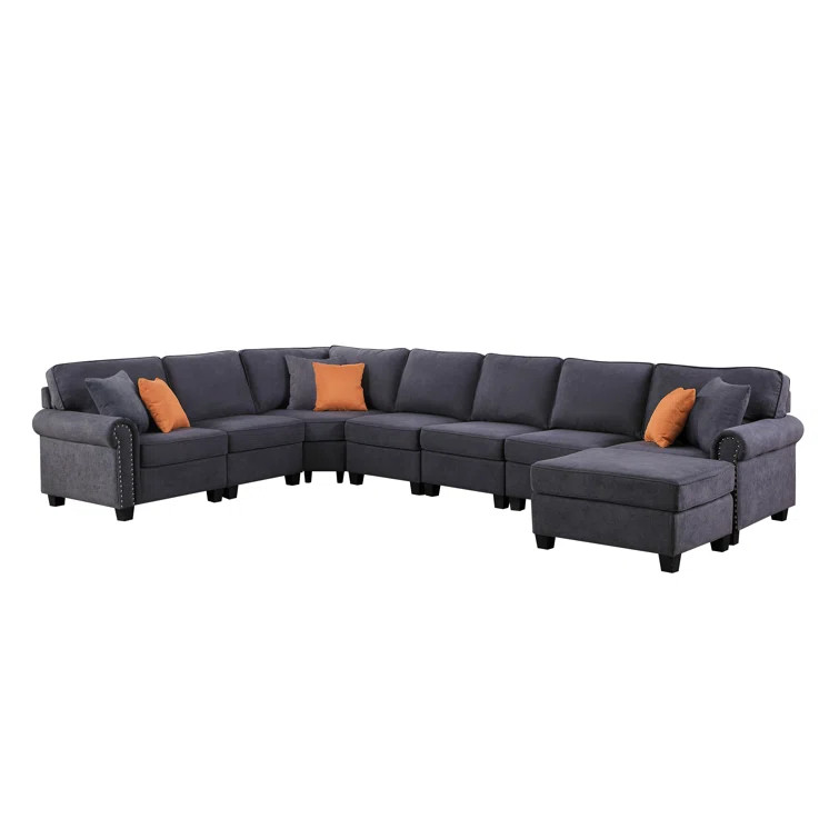 Mcclaine 8 - Piece Upholstered Sectional | Wayfair North America