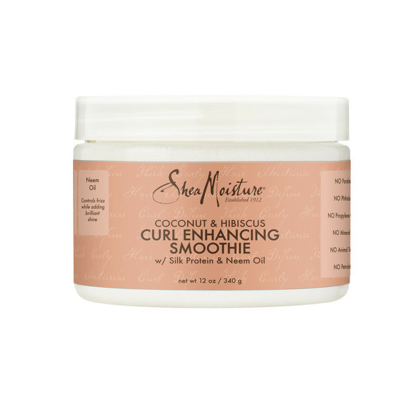 SheaMoisture Smoothie Curl Enhancing Cream Coconut And Hibiscus - 12 oz | Instacart