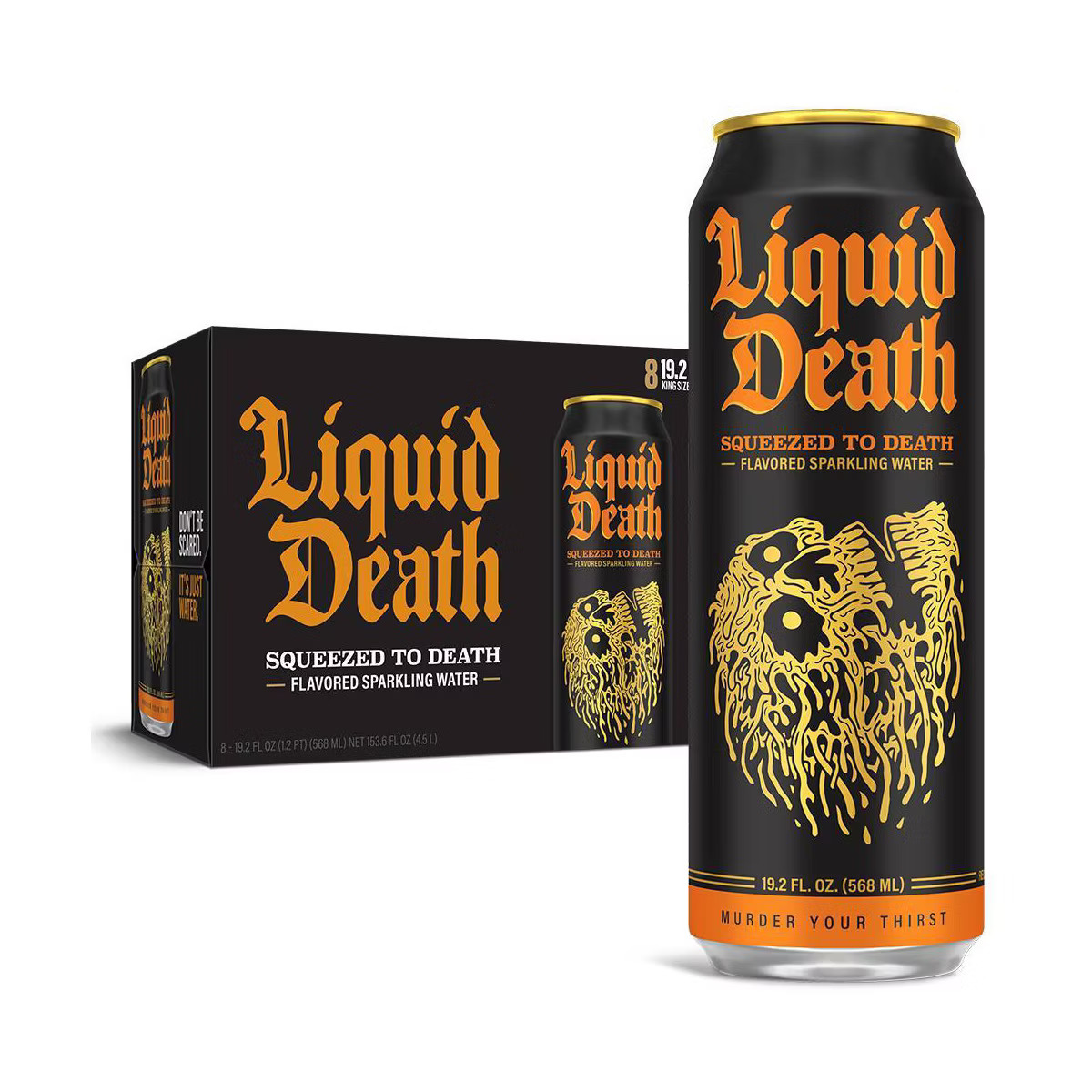Liquid Death Squeezed to Death - 8pk/19.2 fl oz Cans | Target