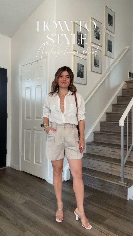 How to style a white linen shirt!!
Loving all these looks! This linen shirt is by Boden Clothing and I’ve had it for a long time! 
Look 1 
Shorts size xs
Look 2 
Top- linked similar one
Pants size 24 short
Look 3
Tank top size xs
Jeans size 24 short
Look 4 
Denim Bermuda size xs

#LTKstyletip #LTKfindsunder100 #LTKfindsunder50