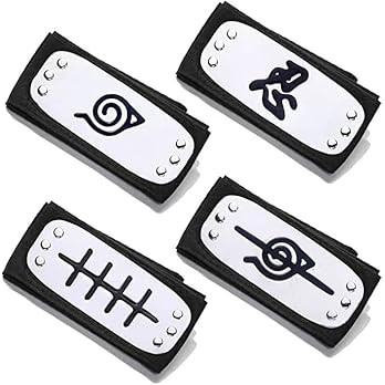 NAYTRU Leaf Village Ninja Headband Cosplay Anime Ninja Gift with for Themed Fans Party | Amazon (US)