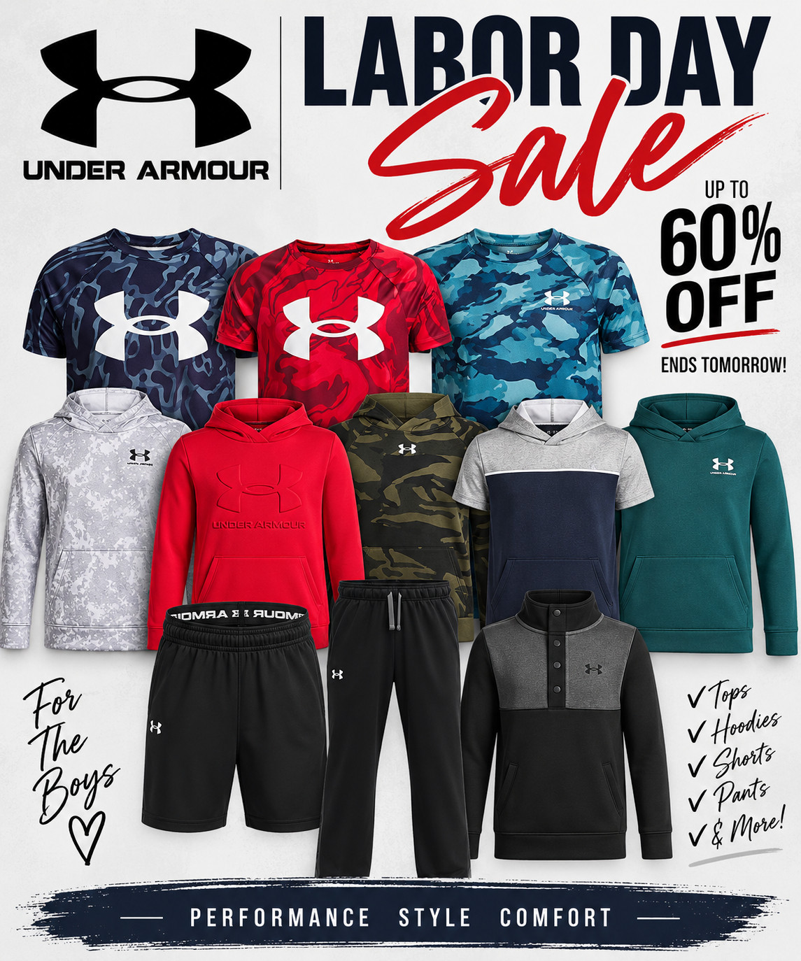 Huge UA Labor Day Sale up to 60% off - ends tomorrow! So Many Great Finds for the boys! 

 #LTKSaleAlert #LTKKids #LTKMens