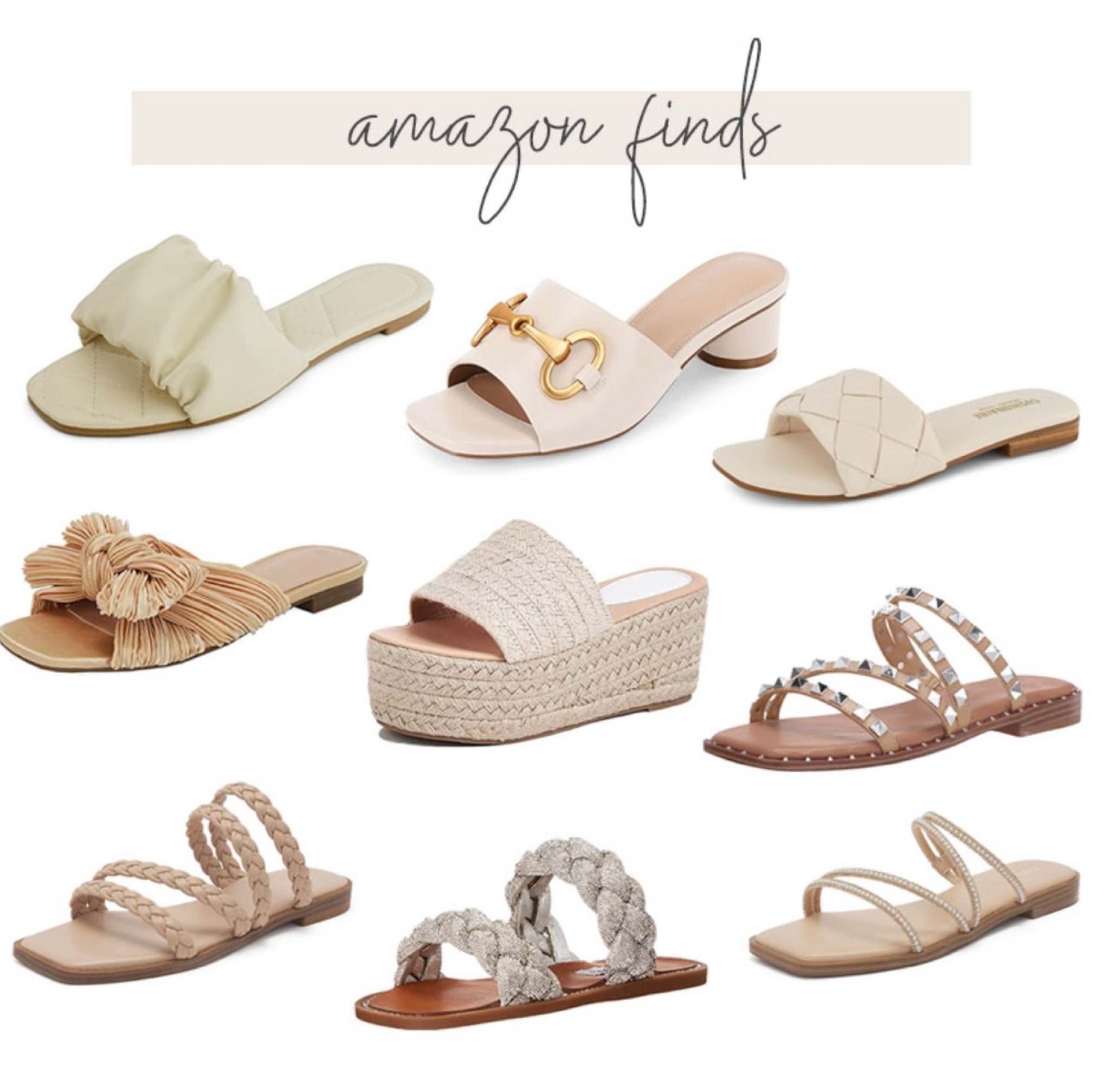 Neutral Amazon sandals for spring and summer! 

#amazonfinds #neutralshoes #neutralsandals #amazonfashion #springsandals 

#LTKSeasonal #LTKshoecrush #LTKunder100