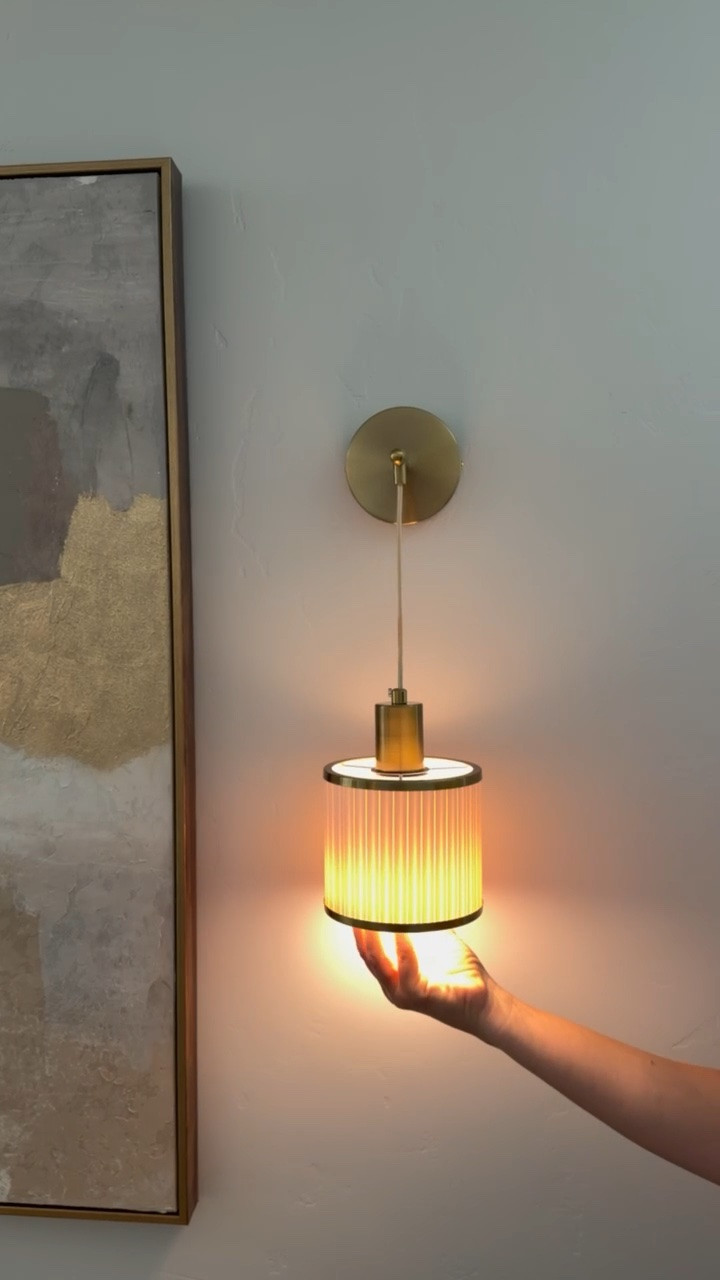 This wall light is such a beautiful little detail. The warm brass finish and ribbed shade give it that elevated, designer-inspired look, while the soft glow makes the space feel instantly warmer and more inviting.

It’s a simple lighting update that can make a big difference, especially in a hallway, bedroom, or living space. I linked the find if you want to take a closer look.
@Amazon
@Wayfair

#LTKSaleAlert #LTKU #LTKHome