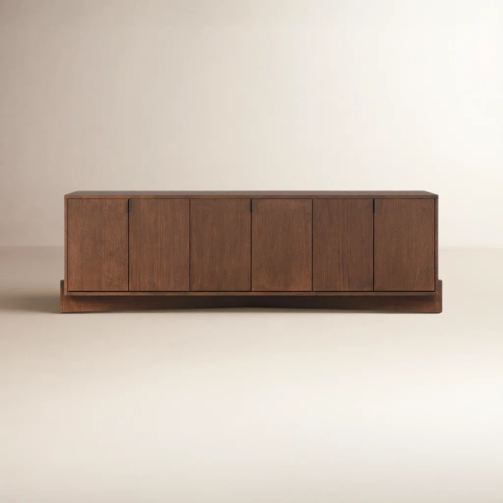 Castilly Unfinished TV Stand for TVs up to 88" | Wayfair North America