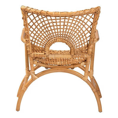 bali & pari Mamba Rattan Arm Chair Light Honey | Target