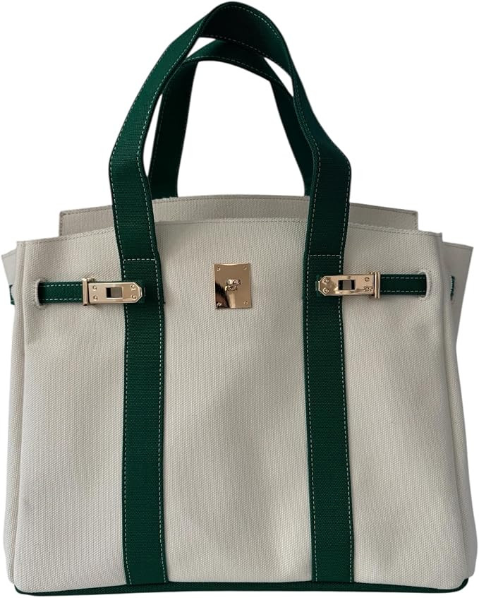 Canvas Tote| 8 Pockets| Distressed Finish| Spacious Interior| Daily Use| Work| Gym| Travel| Durab... | Amazon (US)