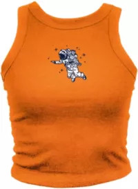 Where I'm From Adult Houston Orange Astronaut Cropped Tank Top | DICK'S Sporting Goods