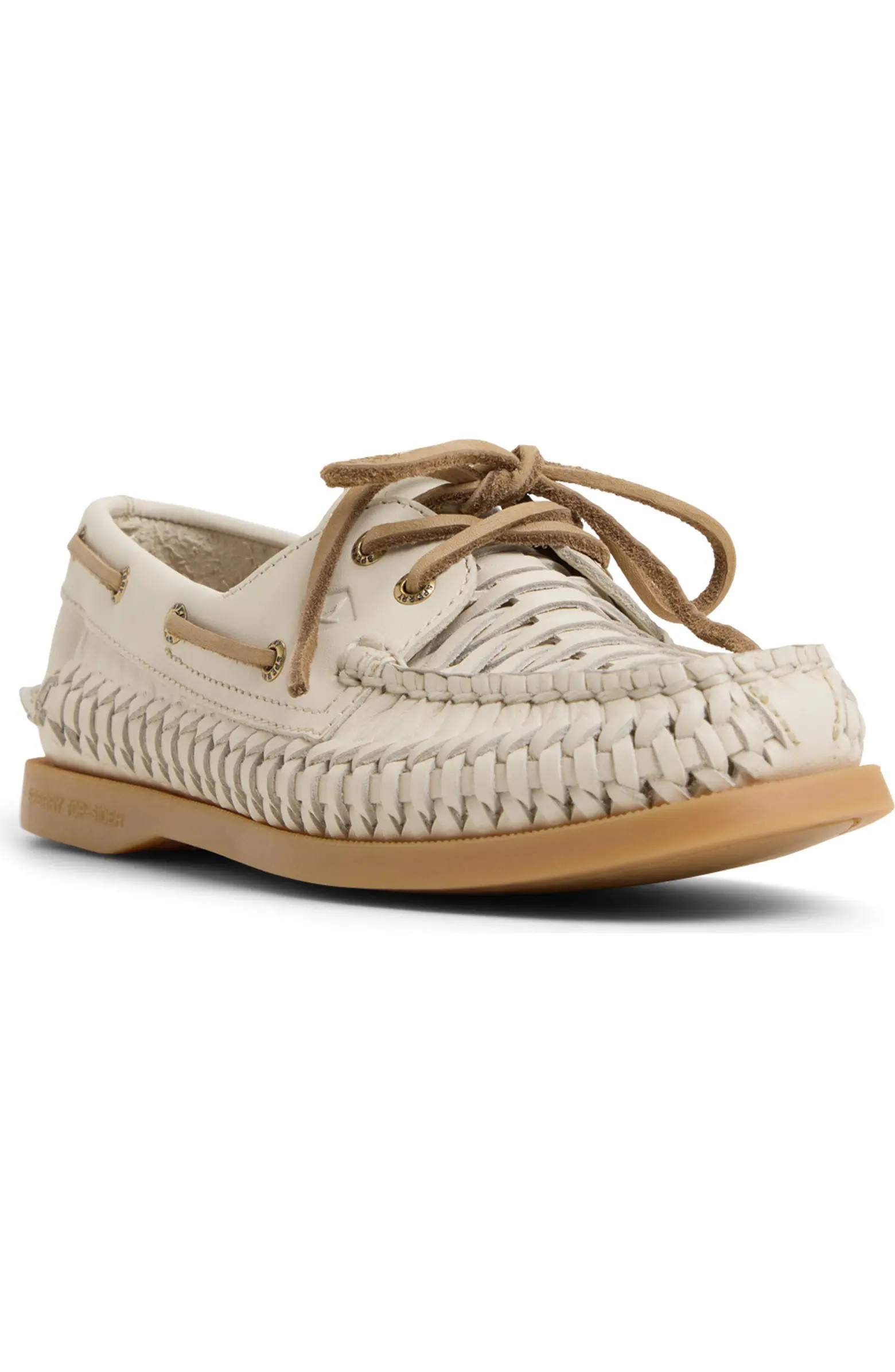 Authentic Original 2-Eye Woven Boat Shoe (Women) | Nordstrom